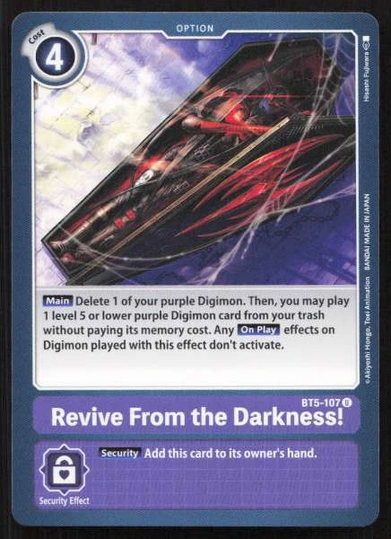 Revive From the Darkness! - Battle of Omni #BT5-107