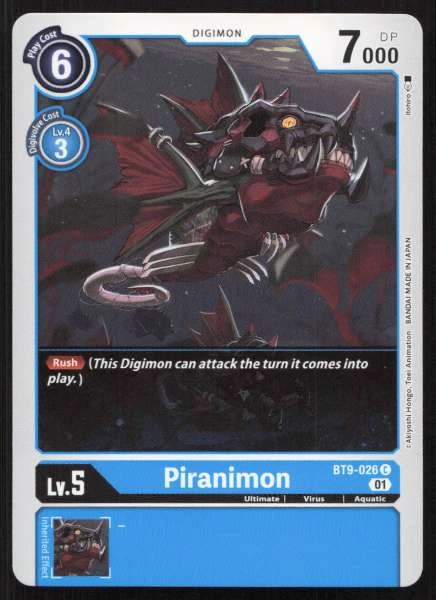 Piranimon - X Record #BT9-026