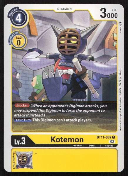 Kotemon - Dimensional Phase #BT11-037