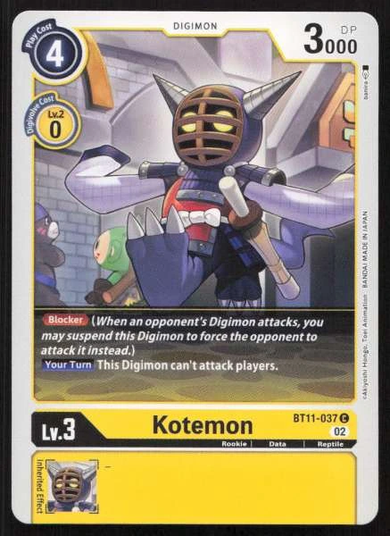 Kotemon - Dimensional Phase #BT11-037