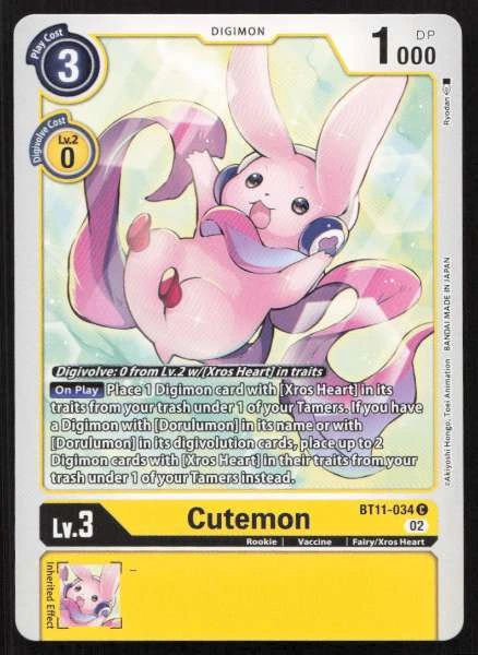 Cutemon - Dimensional Phase #BT11-034