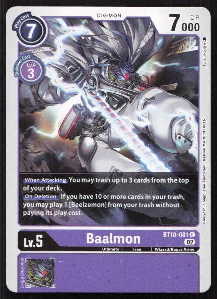 Baalmon - Xros Encounter #BT10-081