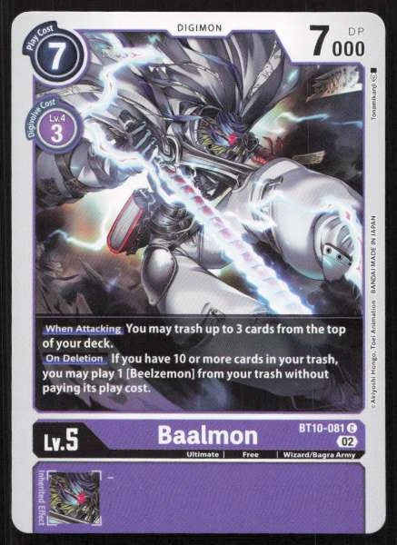 Baalmon - Xros Encounter #BT10-081