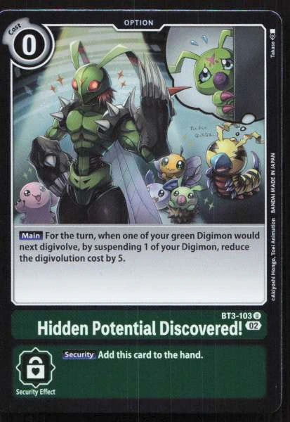 Hidden Potential Discovered! - Resurgence Booster #BT3-103