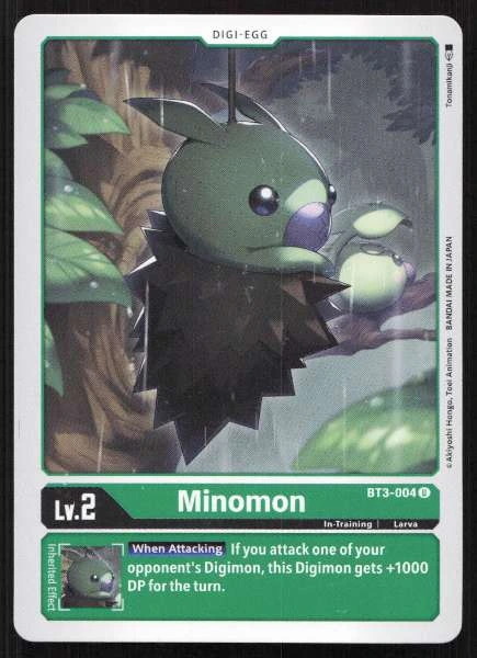 Minomon - Release Special Booster 1.0 / Beginning Observer #BT3-004