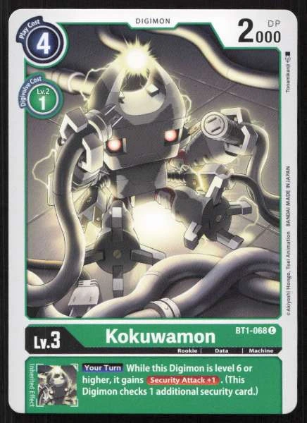 Kokuwamon - Release Special Booster 1.0 #BT1-068