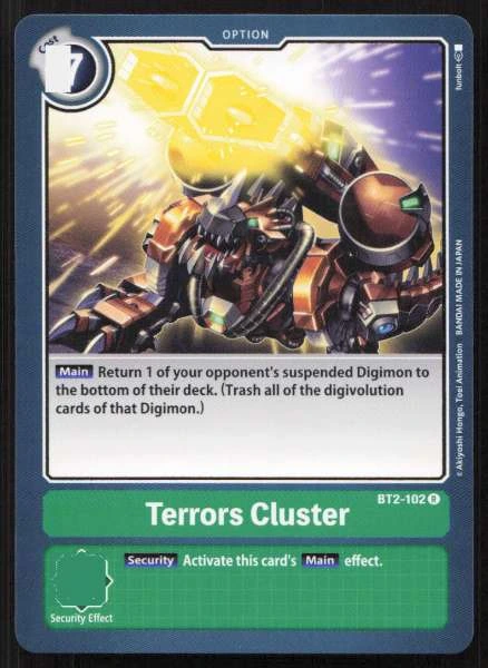Terrors Cluster - Release Special Booster 1.0 #BT2-102