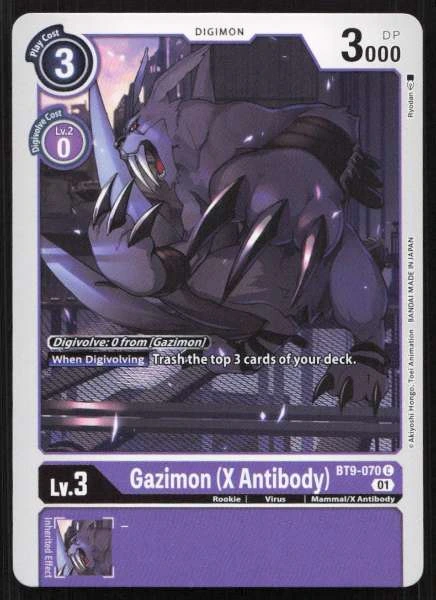 Gazimon (X Antibody) - X Record #BT9-070