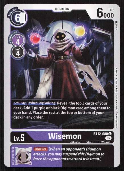 Wisemon - Across Time #BT12-080