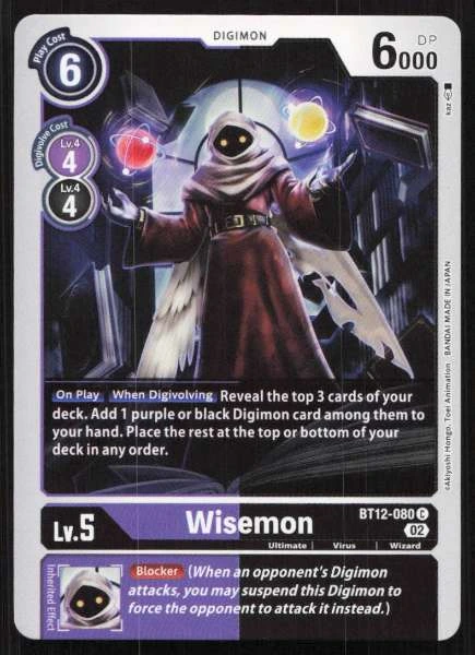 Wisemon - Across Time #BT12-080