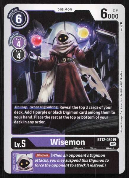 Wisemon - Across Time #BT12-080