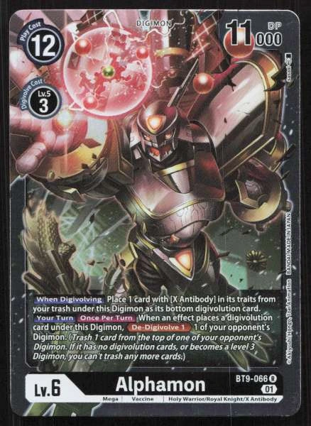 Alphamon - X Record #BT9-066