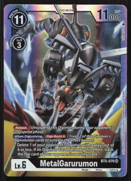 MetalGarurumon - Battle of Omni #BT5-070