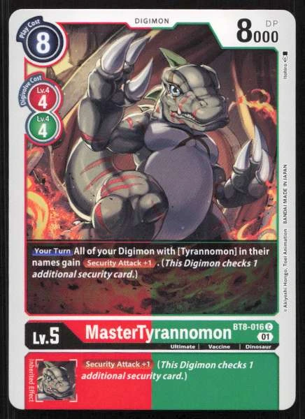 MasterTyrannomon - New Awakening #BT8-016
