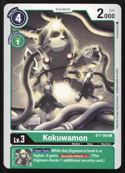 Kokuwamon - Release Special Booster 1.0, Dual Revolution #BT1-068