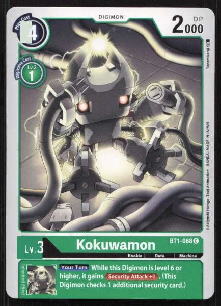 Kokuwamon - Release Special Booster 1.0, Dual Revolution #BT1-068