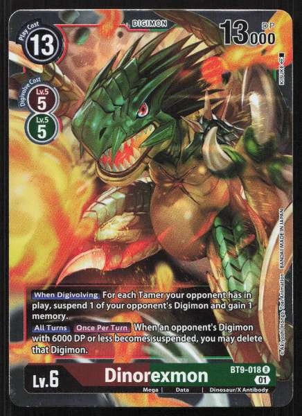 Dinorexmon - X Record #BT9-018