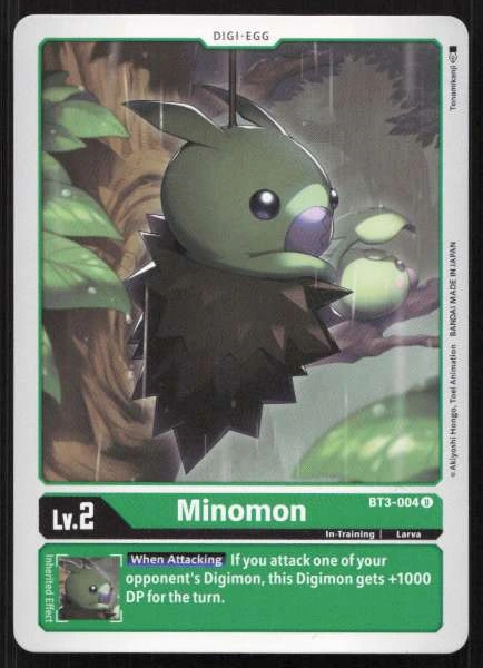 Minomon - Release Special Booster 1.0 / Beginning Observer #BT3-004