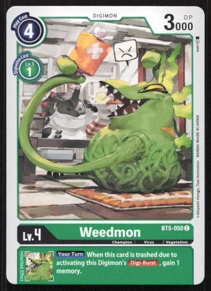 Weedmon - Battle of Omni / Resurgence Booster #BT5-050