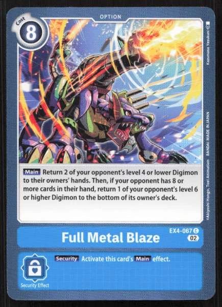 Full Metal Blaze - Alternative Being #EX4-067