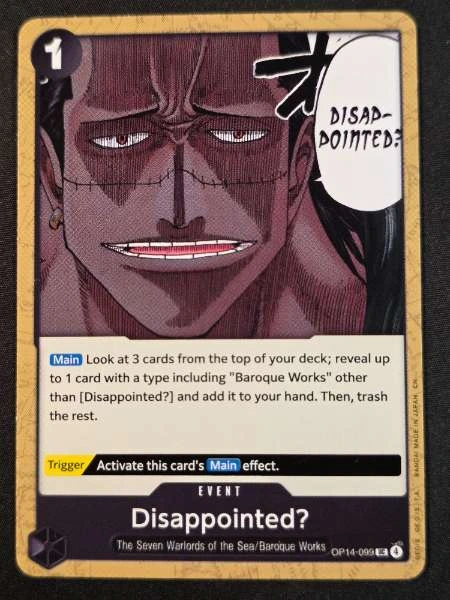 Disappointed? - The Azure Sea's Seven #OP14-099