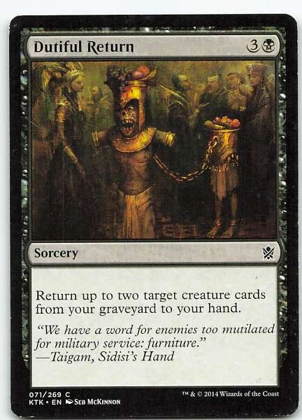 Dutiful Return - Battle for Zendikar #071/269