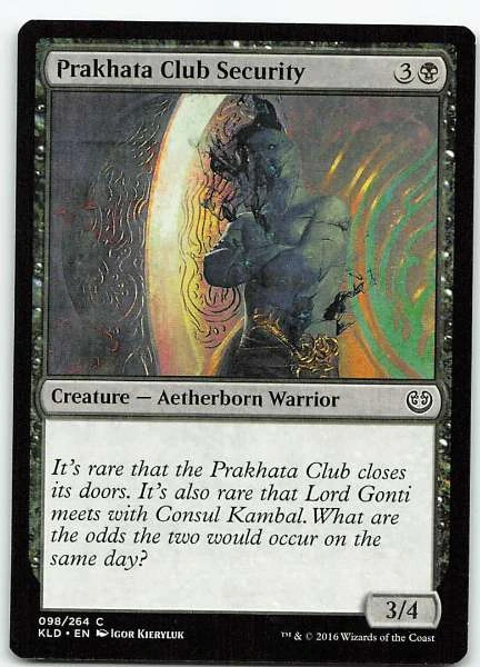Prakhata Club Security - Kaladesh, Battlebond #098/264