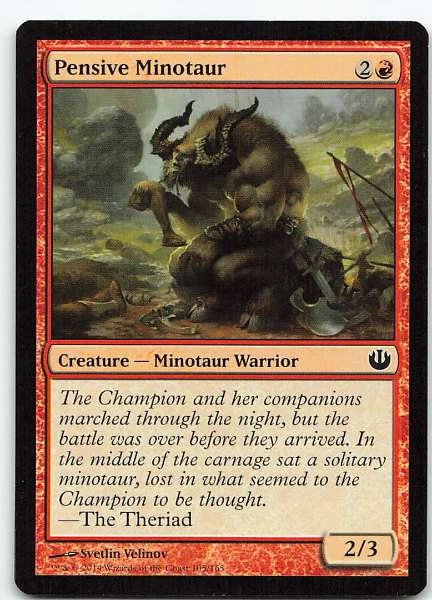 Pensive Minotaur - Journey into Nyx #105/165
