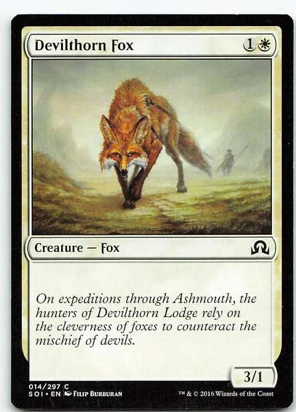 Devilthorn Fox - Shadows over Innistrad #014/297