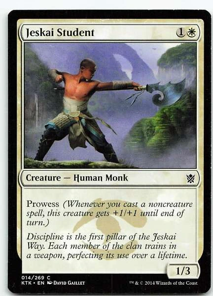 Jeskai Student - Khans of Tarkir #014/269
