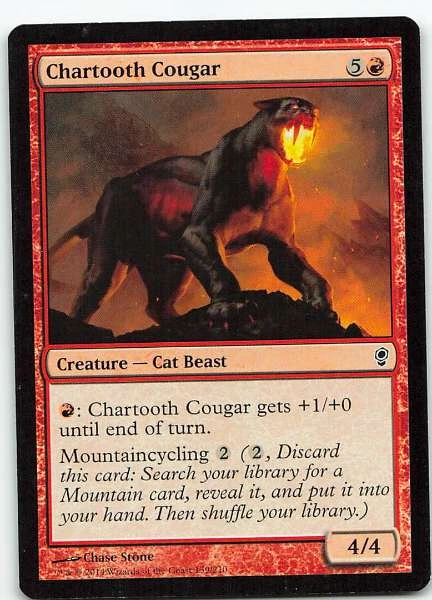 Chartooth Cougar - Scourge, Conspiracy, Masters 25 #159/210