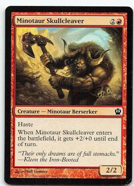 Minotaur Skullcleaver - Theros #130/249