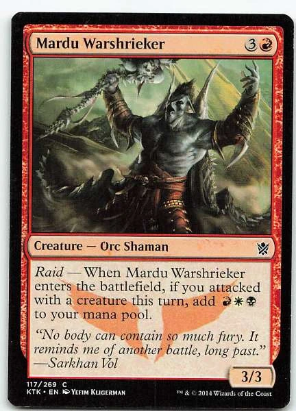 Mardu Warshrieker - Khans of Tarkir #117/269