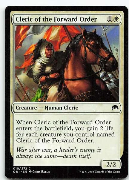 Cleric of the Forward Order - Magic Origins, Dominaria Remastered #010/272