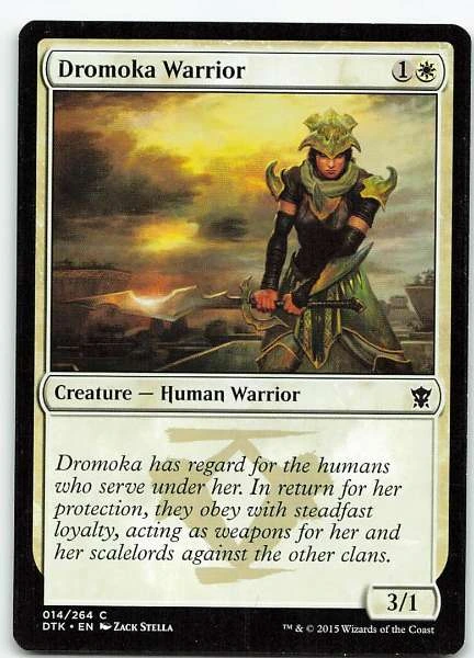 Dromoka Warrior - Dragons of Tarkir #014/264