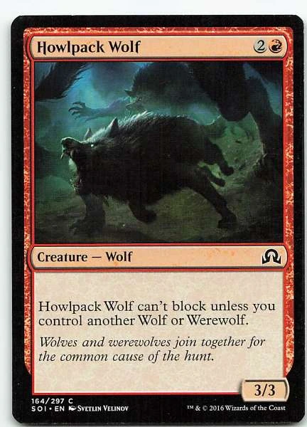 Howlpack Wolf - Shadows over Innistrad #164/297
