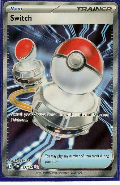 Switch 123/094 Phantasmal Flames Pokemon Card Rare Near Mint #123/094