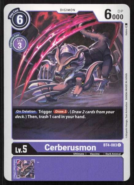 Cerberusmon - Great Legend #BT4-083
