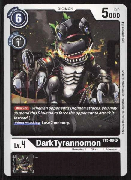 DarkTyrannomon - Starter Deck 05: Machine Black #ST5-08