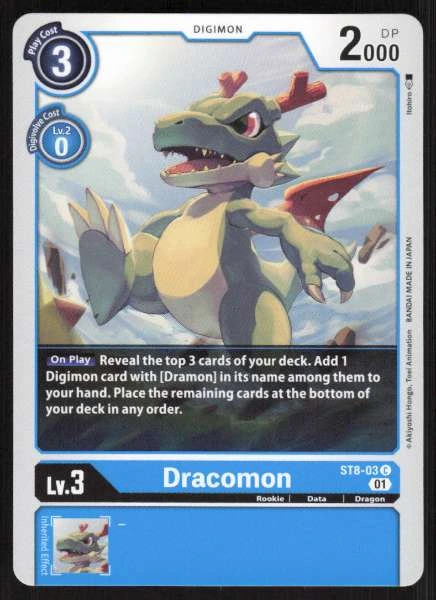 Dracomon - Multiple Sets #ST8-03