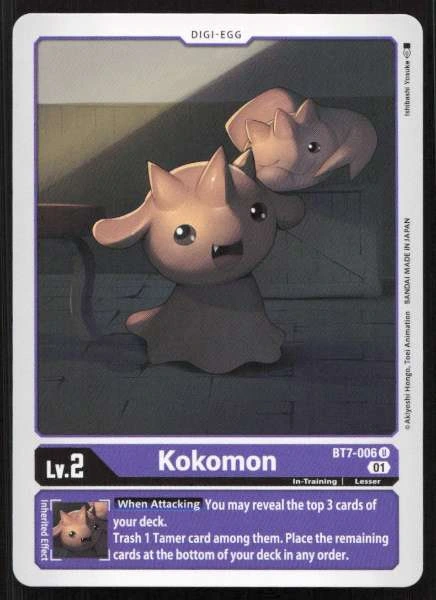 Kokomon - Next Adventure #BT7-006