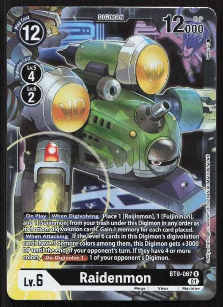 Raidenmon - X Record #BT9-067