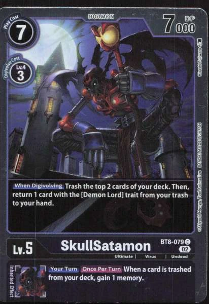 SkullSatamon - New Awakening #BT8-079