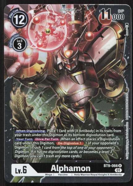Alphamon - X Record #BT9-066