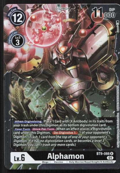 Alphamon - X Record #BT9-066