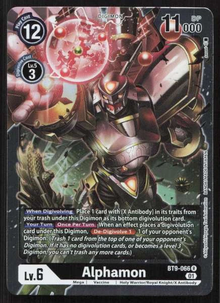 Alphamon - X Record #BT9-066