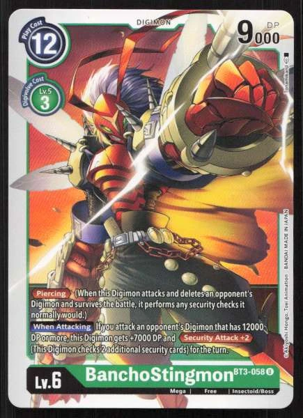 BanchoStingmon - Release Special Booster 1.5 #BT3-058