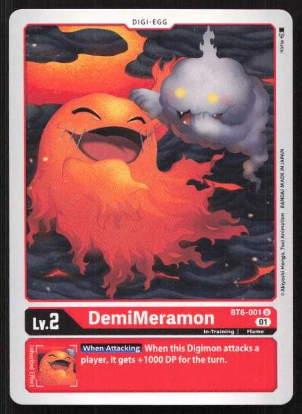 DemiMeramon - Double Diamond #BT6-001