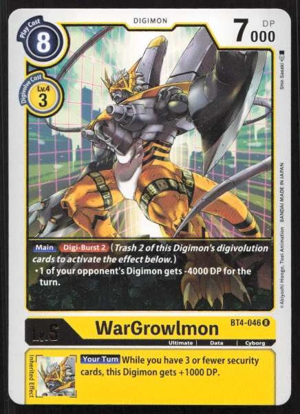 WarGrowlmon - Great Legend #BT4-046