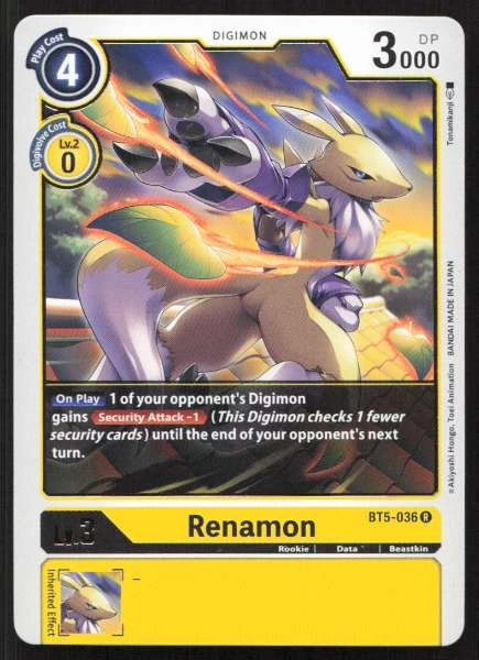 Renamon - Battle of Omni #BT5-036
